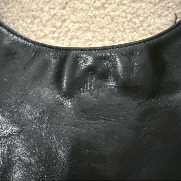Vintage Monsac leather shoulder bag - Picture 3 of 12